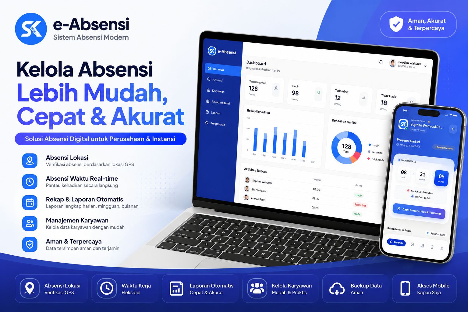 Aplikasi E-Absensi Berbasis Web